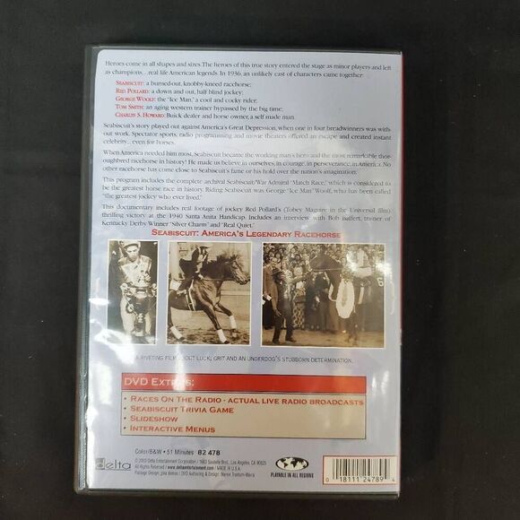 Seabiscuit [DVD, 2003] - Picture 3 of 3